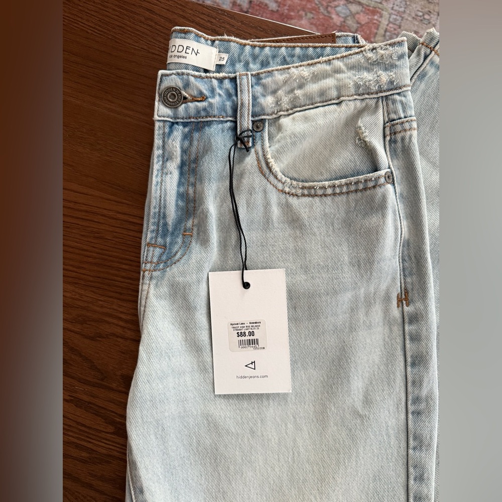 Hidden Los Angeles Light Blue Denim Jeans